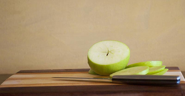 Sliced apple